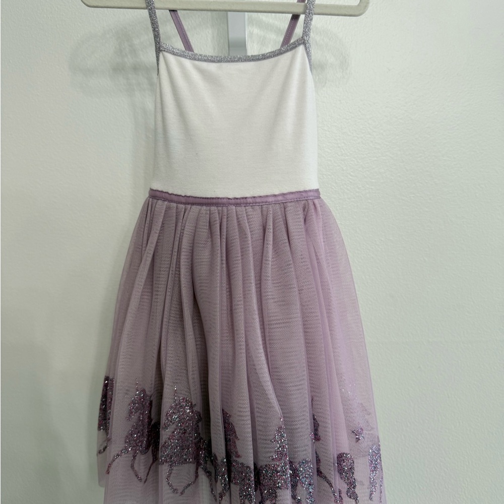 Zunie Lavender and White Dress